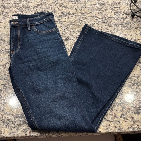 American Eagle Outfitters Denim - American Eagle Outfitters Dark Blue Flare Jeans